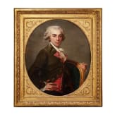 Jean-Laurent Mosnier (1743 - 1808), franz&ouml;sischer Hofmaler- Portr&auml;t eines Adeligen Franz&ouml;sischer Hofmaler Jean Lairent Mosnier (1743-1808) - Portrait eines Adeligen