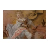 Hinterglasbild Delila (Dalila) und Samson, Augsburg, 18. Jhdt.