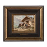 Franz Quaglio, Bayerische Idylle, s&uuml;ddeutsch, datiert 1900