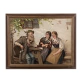 Albert M&uuml;ller-Lingke, "Feierabend", deutsch, 19./fr&uuml;hes 20. Jhdt.