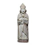 Steinfigur des Hl. Cornelius, Rheinland, 15./16. Jhdt.