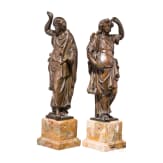 Ein Paar feine Renaissance-Bronzen, Italien oder Frankreich, um 1600