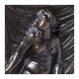 Kleine Bronzetafel mit weiblichem Akt, fl&auml;misch, 1. H&auml;lfte 17. Jhdt.