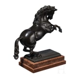 Bronze-Hengst nach einem Vorbild aus dem 16./17. Jhdt., Italien oder Frankreich, 19. Jhdt.