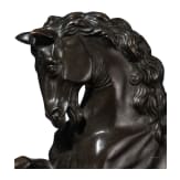 Bronze-Hengst nach einem Vorbild aus dem 16./17. Jhdt., Italien oder Frankreich, 19. Jhdt.