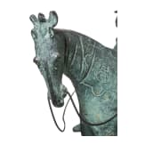 Nachbildung des Reiterstandbildes von Cangrande I. della Scala in Bronze, Italien, 19. Jhdt.
