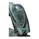 Nachbildung des Reiterstandbildes von Cangrande I. della Scala in Bronze, Italien, 19. Jhdt.