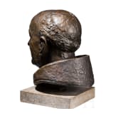 Bronzener Portraitkopf des Papstes Paul VI., M&uuml;nchen, 2. H&auml;lfte 20. Jhdt.
