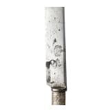 Zwei Messer mit Porzellangriffen aus dem Service der kaiserlichen Yacht "Livadia", Kaiserlich Russische Porzellanmanufaktur, St. Petersburg, um 1870-80