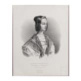 Zwei Portraits - Gro&szlig;f&uuml;rst Cesarewitsch Alexander Nikolaevitch, Thronfolger von Russland, sowie Gro&szlig;f&uuml;rstin Maria Nikolaevna, Pr&auml;sidentin der Kaiserlich-Russischen Kunstakademie