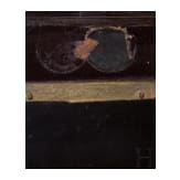 Lack-Manschettenkn&ouml;pfe, Brosche, Briefmarkendose und Schnupftabakdose, Danilowo, Nikolai Lukutin, 1876-82 (ein Teil), Ostaschkowo, Werkstatt Wischnjakow, 1877-82 (zwei Teile)