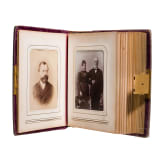 Lack-Fotoalbum, Russland, Ostaschkowo, Werkstatt Osip F. Wischnjakow mit S&ouml;hnen, 1882 - 1888