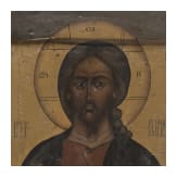 Ikone mit Christus Pantokrator, Russland, um 1800
