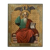 Gro&szlig;e Ikone "Johannes der Theologe", Russland, um 1900