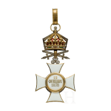 Wilhelm Freiherr von Leonrod - Gro&szlig;kreuzsatz mit Schwertern am Ring und Brillanten des bulgarischen St.-Alexander-Ordens, im Verleihungsetui, mit &Uuml;berkarton