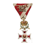 Leopold-Orden - Ritterkreuz mit Kriegsdekoration