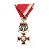Leopold-Orden - Ritterkreuz mit Kriegsdekoration
