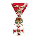 Leopold-Orden - Ritterkreuz mit Kriegsdekoration