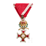 Leopold-Orden - Ritterkreuz mit Kriegsdekoration