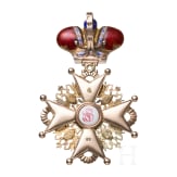St.-Stanislaus-Orden - Kreuz 2. Klasse mit Krone, Russland, datiert 1866