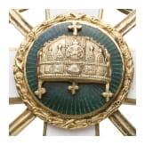 Orden der Heiligen Krone - Offizierskreuz mit Schwertern, um 1942