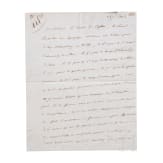 Napoleon I. - mit "NP" signierter Diktatbrief an den Kriegsverwaltungsminister Comte de Cessac mit Anweisungen f&uuml;r Truppenverlegungen vom 7. Februar 1813