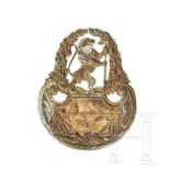 S&auml;bel der Mousquetaires du Roi, Modell 1814, Sammleranfertigung des 20. Jhdts., sowie Tschako-Emblem
