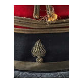 Two Kepi Caps for a French Cuirassier Officer and a French Officer of St. Cyr Cavalry School