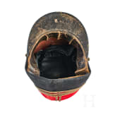 Two Kepi Caps for a French Cuirassier Officer and a French Officer of St. Cyr Cavalry School