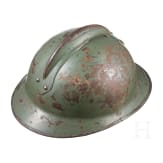 Zwei Stahlhelme, Typ Adrian, f&uuml;r Eisenbahnpioniere, 1. H&auml;lfte 20. Jhdt.