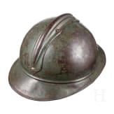 Zwei Stahlhelme, Typ Adrian, f&uuml;r Eisenbahnpioniere, 1. H&auml;lfte 20. Jhdt.