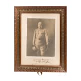 Erzherzog Friedrich von &Ouml;sterreich-Teschen (1856 - 1936) - signierte Portraitaufnahme in Geschenkrahmen, datiert 27.8.1919