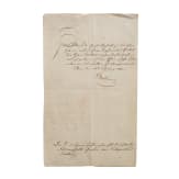 Schreiben an Feldmarschall Bellegarde mit Autographen von Metternich und Radetzky, Wien, Februar/M&auml;rz 1812