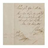 Schreiben an Feldmarschall Bellegarde mit Autographen von Metternich und Radetzky, Wien, Februar/M&auml;rz 1812