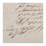 Feldmarschall Josef Wenzel Radetzky von Radetz (1766 - 1858) - eigenh&auml;ndiger Brief mit Unterschrift, datiert 3.7.1815