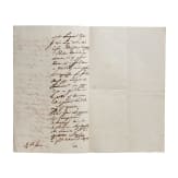 Feldmarschall Josef Wenzel Radetzky von Radetz (1766 - 1858) - eigenh&auml;ndiger Brief mit Unterschrift, datiert 8.1.(1815?)