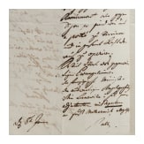 Feldmarschall Josef Wenzel Radetzky von Radetz (1766 - 1858) - eigenh&auml;ndiger Brief mit Unterschrift, datiert 8.1.(1815?)