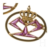 K&ouml;nigin Marie von Rum&auml;nien (1875 - 1938) - ein Paar Geschenk-Manschettenkn&ouml;pfe