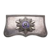 Bedeutender silberner Kartuschkasten als Ehrengeschenk an Gro&szlig;f&uuml;rst Mikhail Nikolaevitch Romanov von Kommandeuren der 2. Leibgarde-Artillerie-Brigade zu Pferd, Russland, datiert 1885