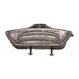 Bedeutender silberner Kartuschkasten als Ehrengeschenk an Gro&szlig;f&uuml;rst Mikhail Nikolaevitch Romanov von Kommandeuren der 2. Leibgarde-Artillerie-Brigade zu Pferd, Russland, datiert 1885