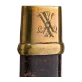 Schaschka M 1881 f&uuml;r Offiziere der russischen Dragoner mit Monogramm des Besitzers