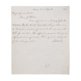 Abraham Lincoln (1809 - 1865) - eigenh&auml;ndiger Brief an den Oberbefehlshaber der Army of the Potomac, Major General George Meade, vom 21. September 1863