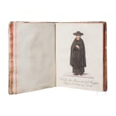Christian Friedrich Schwan (1733 - 1815), "Abbildungen der vorz&uuml;glichsten Geistlichen-Orden in ihren gew&ouml;hnlichsten Ordenskleidungen", nahezu komplette zweib&auml;ndige Ausgabe, Mannheim, 1791