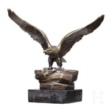 Kleiner Tischadler auf Steinsockel, 20. Jhdt.