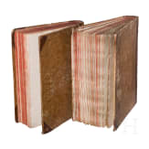 Christian Friedrich Schwan (1733 - 1815), "Abbildungen der vorz&uuml;glichsten Geistlichen-Orden in ihren gew&ouml;hnlichsten Ordenskleidungen", nahezu komplette zweib&auml;ndige Ausgabe, Mannheim, 1791