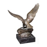 Kleiner Tischadler auf Steinsockel, 20. Jhdt.