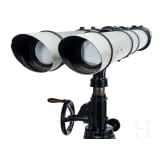 Gro&szlig;es Doppelfernrohr Zeiss 110 auf Holzstativ, 20. Jhdt.