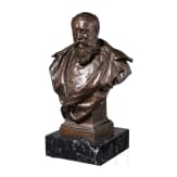 Friedrich I. Gro&szlig;herzog von Baden - B&uuml;ste, H. Gladenbeck, datiert 1895