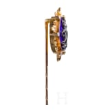 K&ouml;nig Ludwig II. - diamantbesetzte goldene Geschenknadel