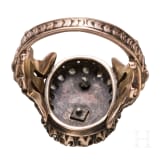 K&ouml;nig Ludwig II. von Bayern - Geschenkring mit gekr&ouml;nter Namenschiffre "L", um 1880